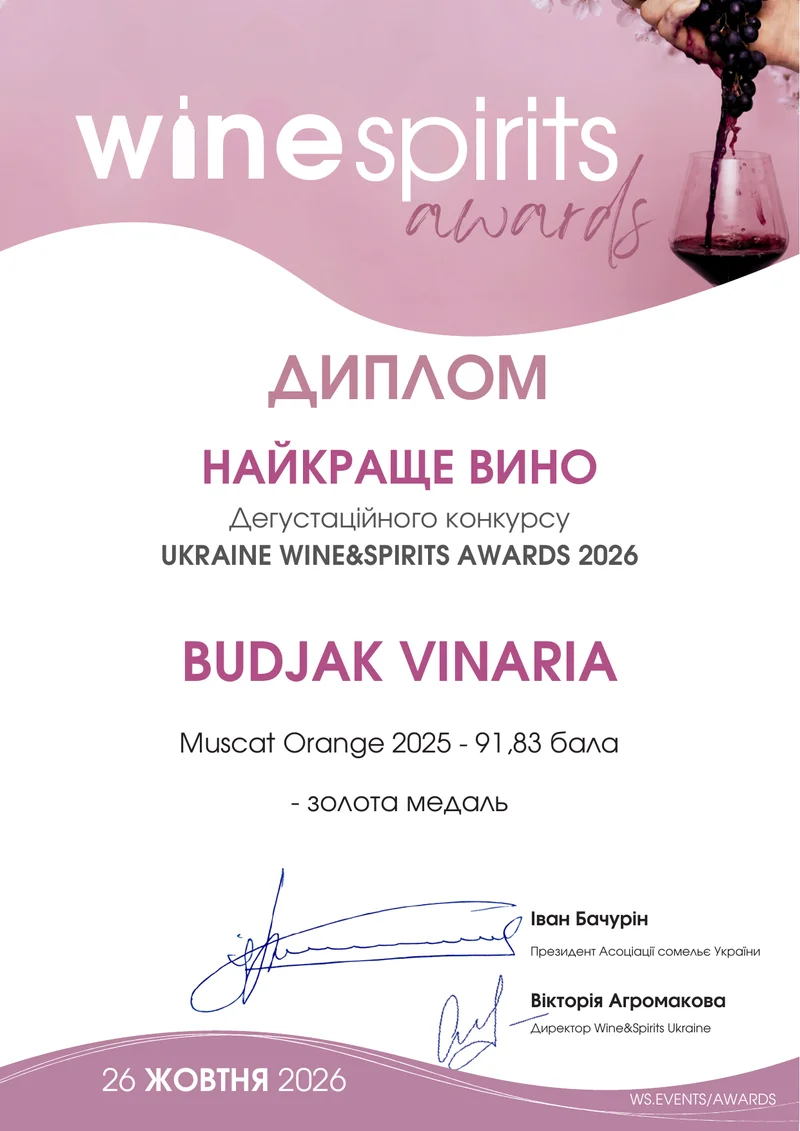 Best Wine diploma for Muscat Orange 2025