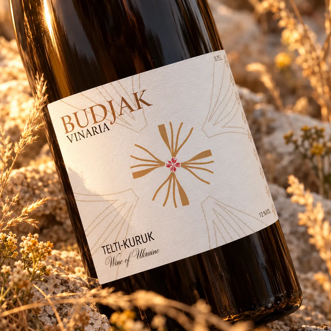 The Telti-Kuruk label among golden grasses